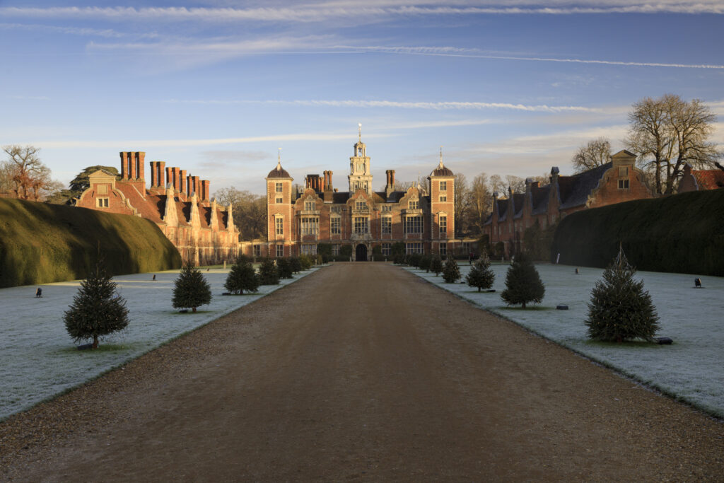 Blickling Hall in the winetr